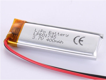 พลังงานยาวนาน ลิทธิียม โคบัลต์ โอไซด์ LP601745 แบตเตอรี่ 3.7V 400MAH พร้อมรับประกัน 12 เดือน
