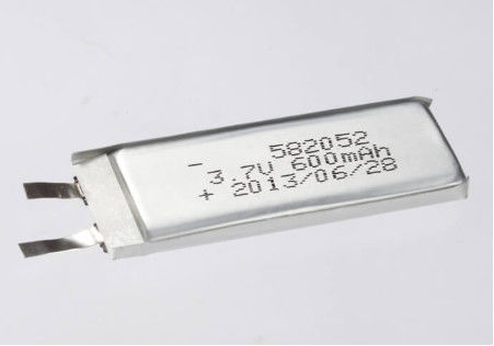 3.7V 600MAH 3.7V แบตเตอรี่พอลิเมอร์เงินเซลล์ลิตিয়ামพอลิเมอร์ที่สามารถชาร์จใหม่ได้ สําหรับการใช้งานหนัก