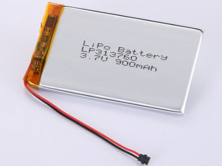 LP313760 3.7V 900MAH แบตเตอรี่ไอออนลีทียม ผู้ผลิต