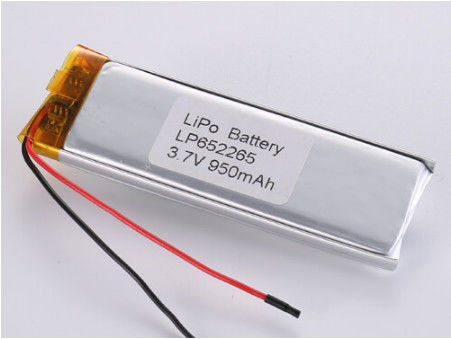 LP652265 3.7V 950MHA แบตเตอรี่ลิทยอน ผู้ผลิต