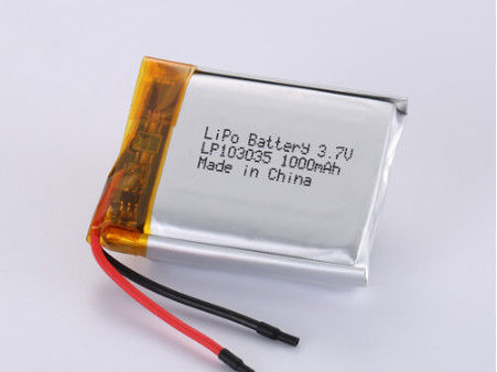 LP103035 3.7V 1000mah แบตเตอรี่ลิทียมไอออน ผู้ผลิต