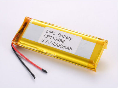 LP113488 3.7V 4200 MAH แบตเตอรี่ไอออนลิโอเนียม ผู้ผลิต