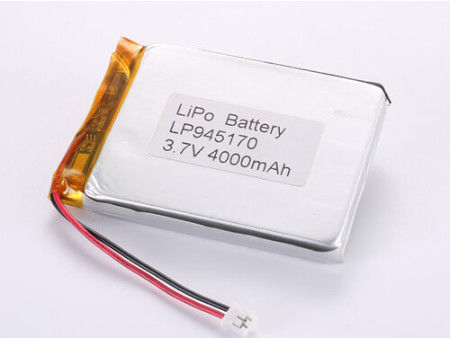 แบตเตอรี่ Li-พอลิเมอร์ LP945170 3.7V 4000MAH ผู้ผลิต แบตเตอรี่พอลิเมอร์ลิตียมที่ปรับแต่งได้