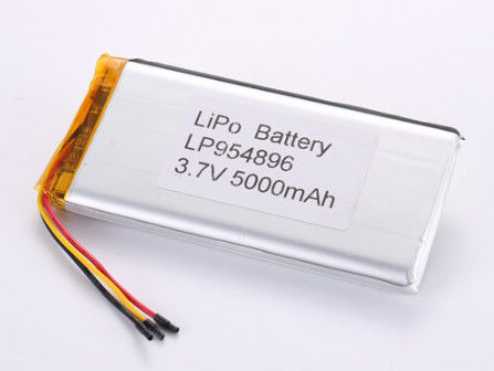 แพ็ค LiPo ความจุสูง 3.7V 5000MAH แบตเตอรี่ Li-ion ผู้ผลิต วัสดุแอนโดดอื่น ๆ สําหรับมาตรฐาน 2-3 ชั่วโมง เวลาชาร์จ