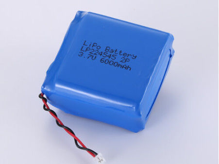 LP224545 3.7V 6000MAH แบตเตอรี่ Li Ion ผู้ผลิต แบตเตอรี่ Li-Ion ขนาดสูง พัสดุ Li-Po Pack 500 จังหวะ