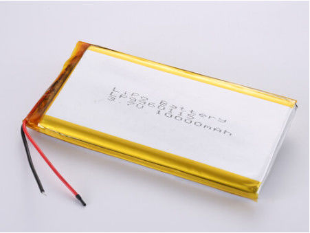 LP9960115 3.7V 10000MAH อายุจักรกลยาว แบตเตอรี่พอลิเมอร์ลิธีม แบตเตอรี่พอลิเมอร์ลิธีม เซลล์สําหรับ -20 °C ถึง 60 °C 500 จังหวะ ผู้ผลิต