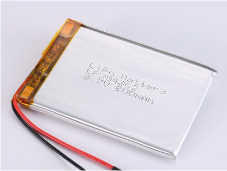 LP284362 3.7V 800MAH แบตเตอรี่ Li-ion ผู้ผลิต แบตเตอรี่ Li-ion ขนาดสูง LiPo Pack พร้อมการป้องกันและความปลอดภัย