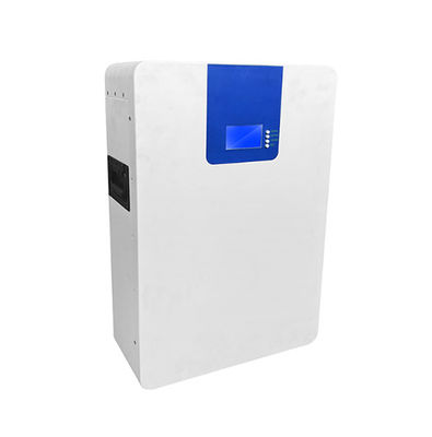 แบตเตอรี่ LiFePO4 ติดผนัง 5kWh สําหรับอุปกรณ์เก็บพลังงานแสงอาทิตย์ PV ในบ้าน