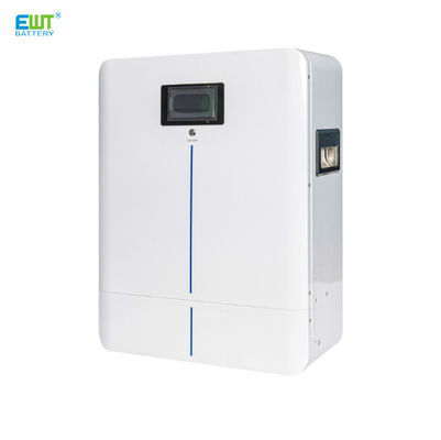 แบตเตอรี่จัดเก็บพลังงานแบบติดผนัง 51.2V 100AH, แบตเตอรี่ลิเธียมไอออนฟอสเฟตสำหรับจัดเก็บพลังงานแสงอาทิตย์ภายในบ้าน