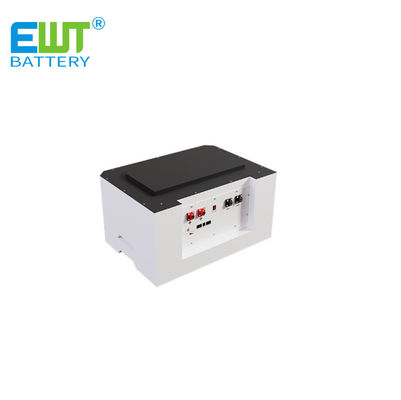 ชุดแบตเตอรี่ลิเธียมไอออนฟอสเฟต 100AH 48V แบบติดตั้งบนแร็คสำหรับจัดเก็บพลังงานในบ้าน แบตเตอรี่แบบซ้อนเซลล์แสงอาทิตย์