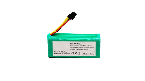 14.4V 3500mAh NiMH แบตเตอรี่ ใช้งานยาวนาน 1 ปี และระยะอุณหภูมิที่กว้าง