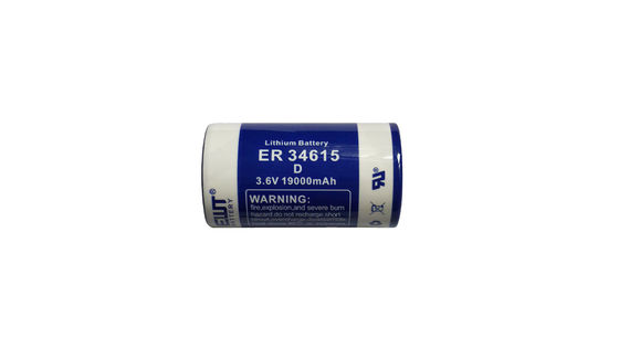 แบตเตอรี่ลิเธียมไทโอนิลคลอไรด์ ER34615 3.6V 19000mah ER18505M เคมี Li-SOCl2 แบตเตอรี่ Smt สำหรับ PCB