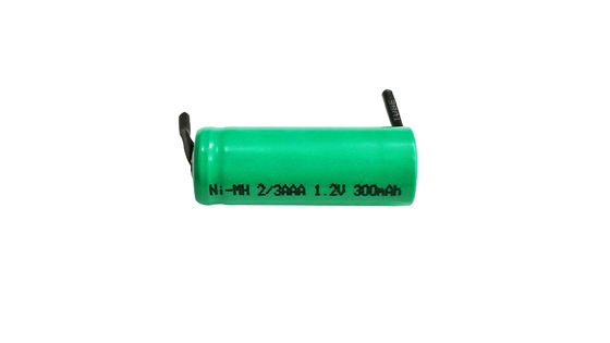 NIMH 1.2V 300MAH แบตเตอรี่ไฮดริดโลหะไนเคิลแบบชาร์จได้นาน ไม่มีอาการความจําและความจุที่แตกต่างกัน