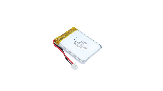อุปกรณ์ไฟฟ้าสำหรับอุปกรณ์อัจฉริยะ แบตเตอรี่ลิเธียมไอออน 402530 3.7V 300mAh พร้อมรอบการชาร์จ 300